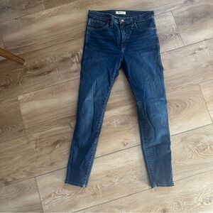 Madewell 10” High Rise Skinny Jeans - 29 Tall